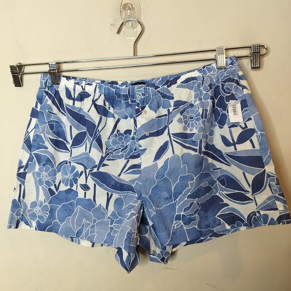Gap Body Pajama Set Button Up Shirt (M) + Shorts (L) Floral - Picture 8 of 10